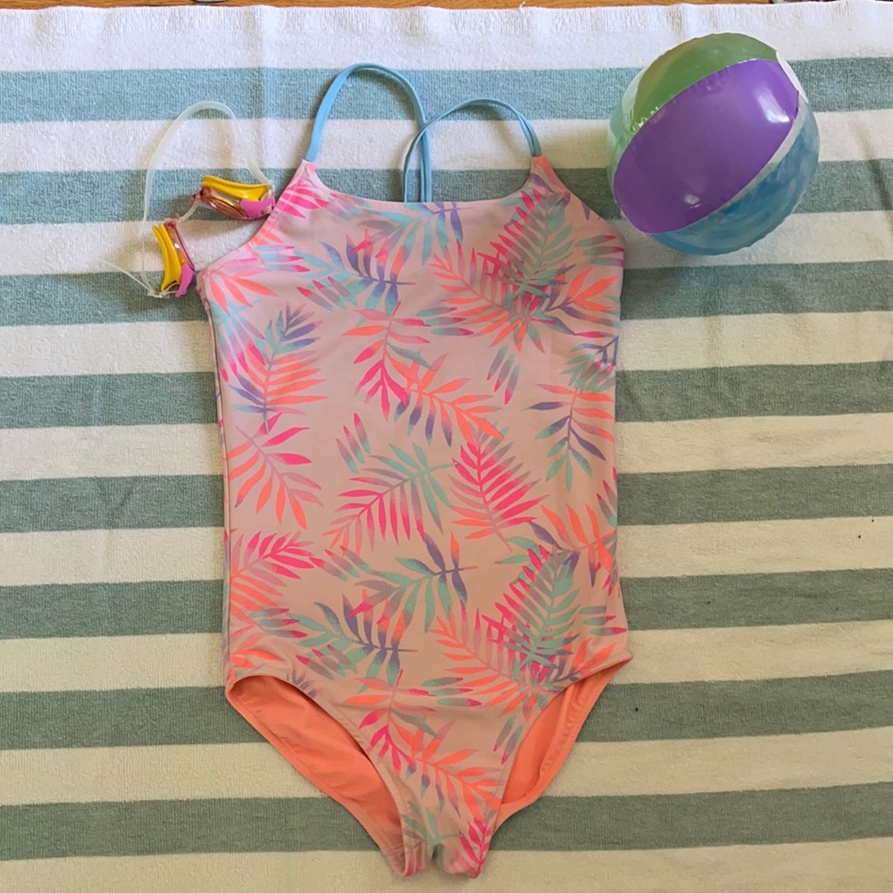 Justice reversible one piece NWOT